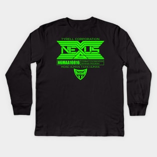 Blade Runner Nexus 6 Replicant Kids Long Sleeve T-Shirt